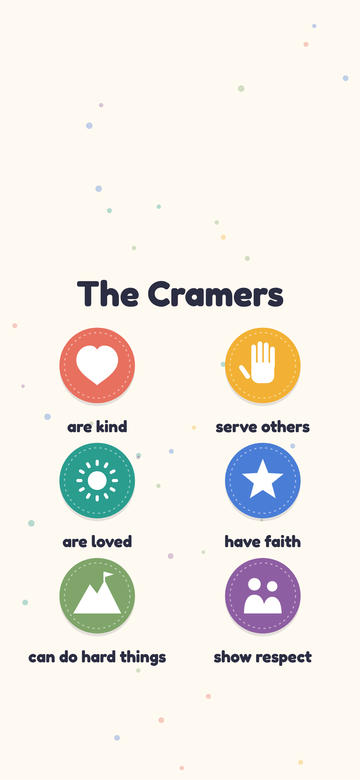 Six badges iPhone wallpaper