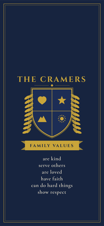 Heraldic crest iPhone wallpaper