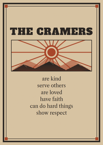 Woodcut letterpress wallet card