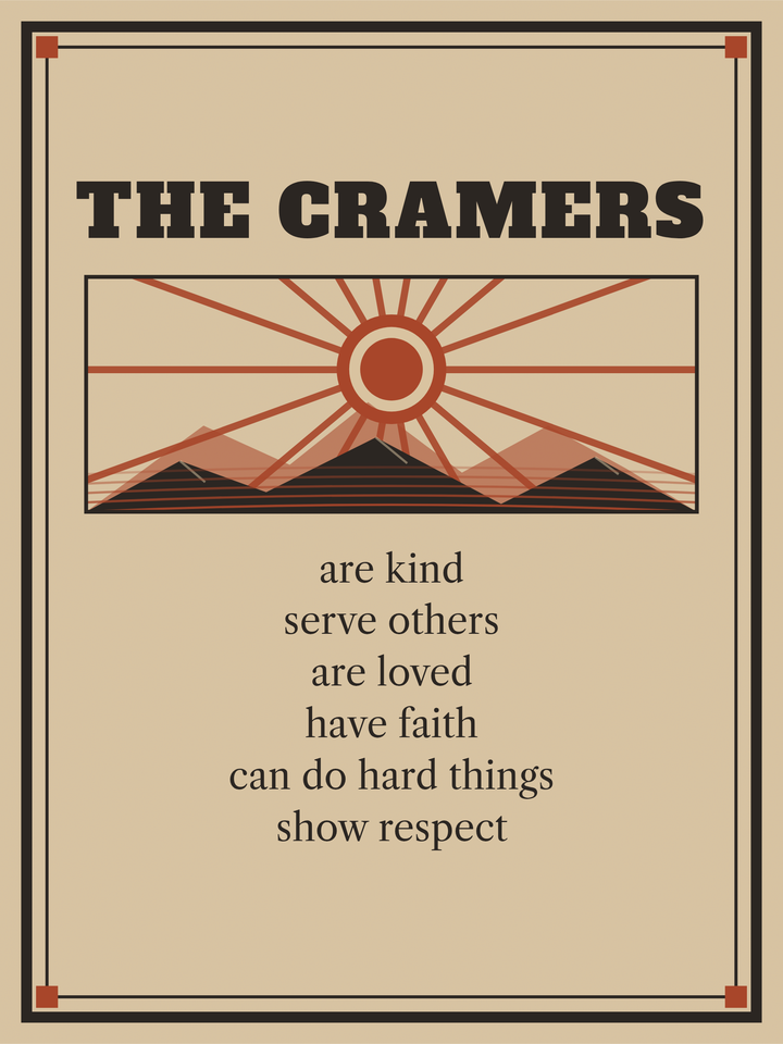Woodcut letterpress poster